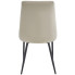 Bezowe krzesło tapicerowane welurem Imre 3X