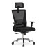Czarny nowoczesny fotel biurowy Oxer