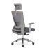 Szary fotel biurowy ergonomiczny Oxer