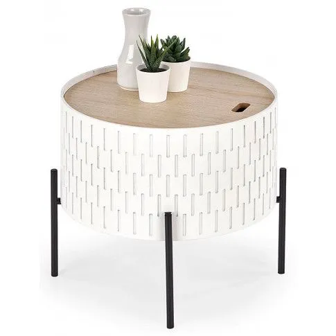 Zdjęcie produktu Ława ze schowkiem Veres - biała.