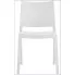 Białe minimalistyczne krzesło balkonowe Guni