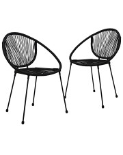 Zestaw dwóch eleganckich krzeseł - Caramella w sklepie Edinos.pl