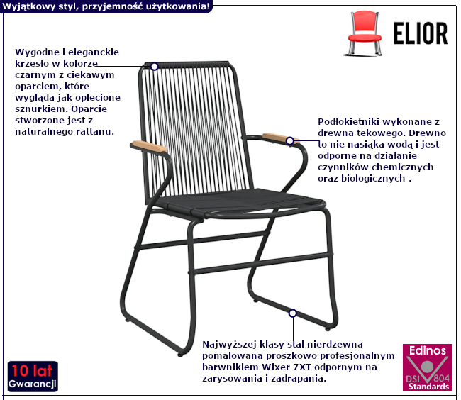 Zestaw mebli ogrodowych Zanari