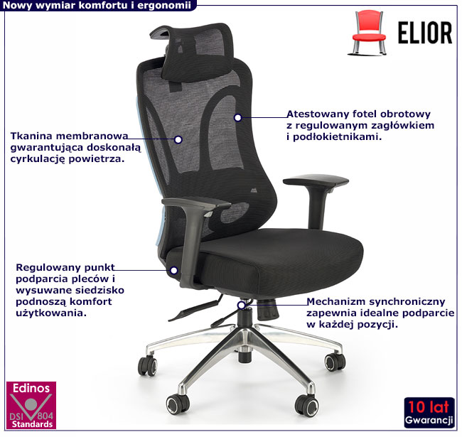 obrotowy fotel Herva