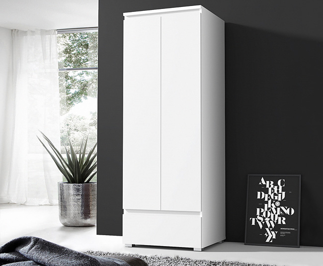 Wizualizacja szafy Elsinor 8X kolor biały