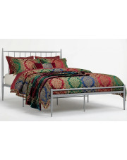 Szare metalowe łóżko industrialne 120x200 cm - Bumlo w sklepie Edinos.pl