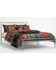 Szare metalowe łóżko industrialne 120x200 cm - Bumlo w sklepie Edinos.pl