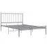  Szare metalowe łóżko Aresti