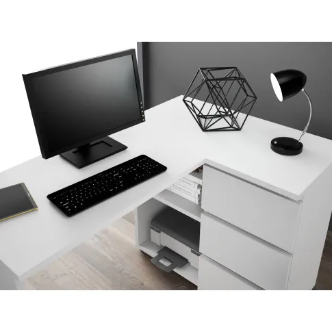 Prezentacja białego biurka Egrof 9X