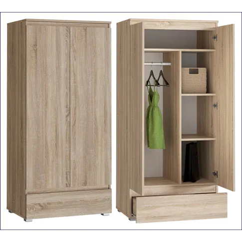 Prezentacja szafy Egrof 10X dąb sonoma