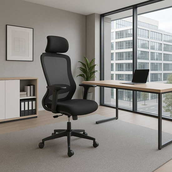 ergonomiczny biurowy fotel gabinetowy Montres