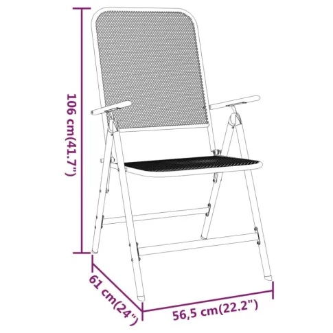 Wymiary krzesła Hiril