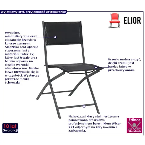 Lindir krzesła do ogrodu 