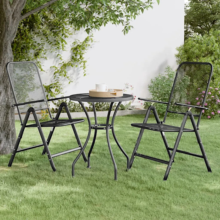 Produkt Metalowy zestaw dwóch krzeseł do ogrodu - Lirillo