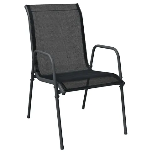 Czarne krzesła do ogroduMelissa