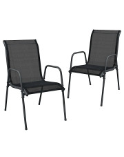 Zestaw dwóch lekkich krzeseł ogrodowych - Melissa w sklepie Edinos.pl