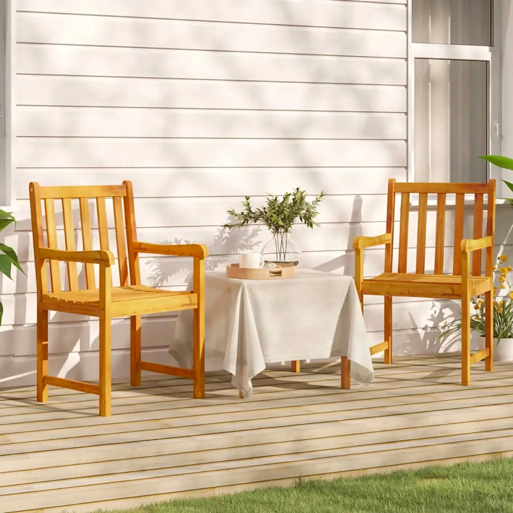 Produkt Krzesła ogrodowe z litego drewna akacjowego - Lofar
