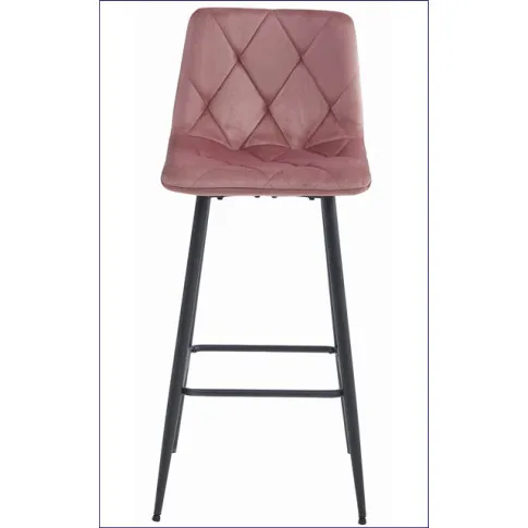 Pikowany różowy hoker metalowy Efir