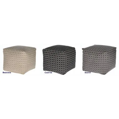 Zdjęcie stylowa pufa Lasse szara do kawiarni | Edinos.pl