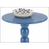 stolik do kawy z drewna i mdf niebieski Lindy