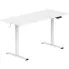 Zdjęcie produktu Białe biurko elektryczne do pracy na stojąco 140x60 - Evron 5X.