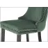 zielone pikowane krzesło Esten