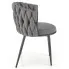tapicerowane szare krzesło Trenza
