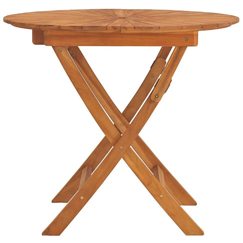 Stół z litego drewna tekowego Haldar 