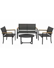 Nowoczesny komplet mebli do ogrodu - Estelle 4X w sklepie Edinos.pl