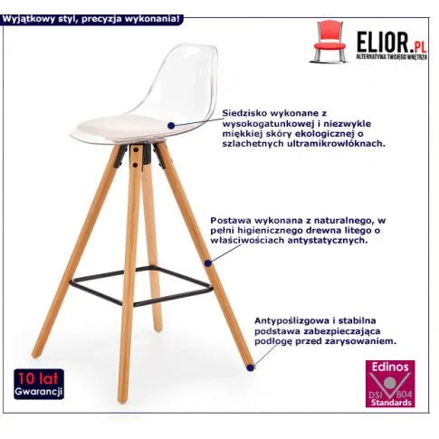 Fotografia Hoker Sena - biały z kategorii Hokery