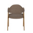 Krzesło beżowe z imitacją drewnianych nóg Onfo