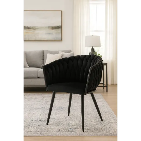 Wizualizacja krzesło Giberdi  czarne