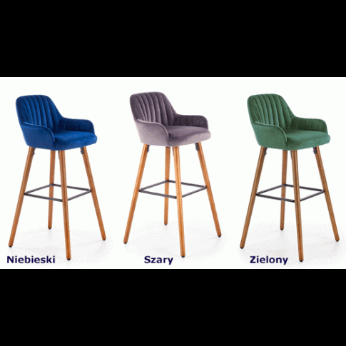 Zdjęcie hoker Peloti szary do kawiarni jadalni | Edinos.pl