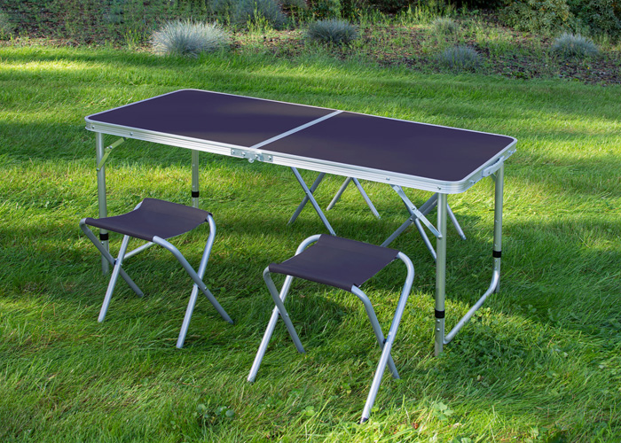 Wizualizacja czarnego zestawu campingowego Limosa