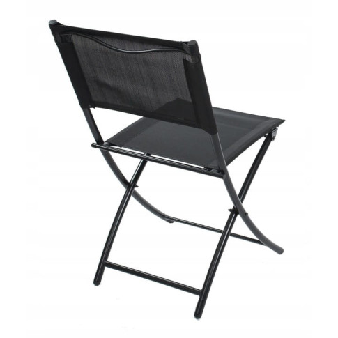 Czarne składane krzesło Oweris 3X