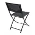 Czarne składane krzesło Oweris 4X