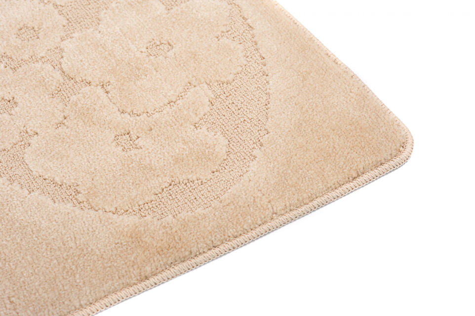 Bezowy dywanik do lazienki Mago 3X