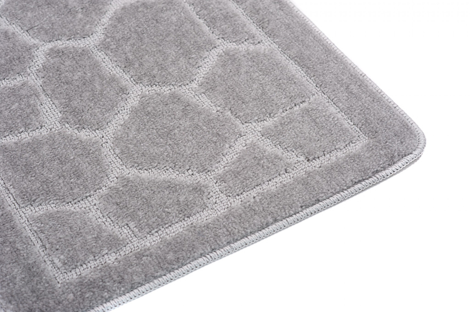 Szary dywanik do lazienki Brusso 6X