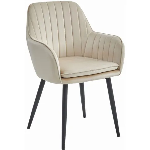 Beżowe krzesło z podłokietnikami Negros 3X