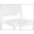 krzesło tarasowe białe Aksel