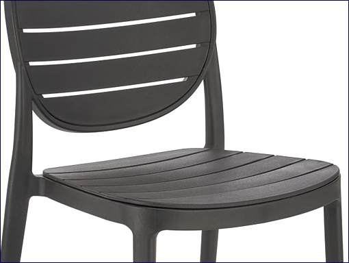 ogrodowe krzesło Aksel czarne