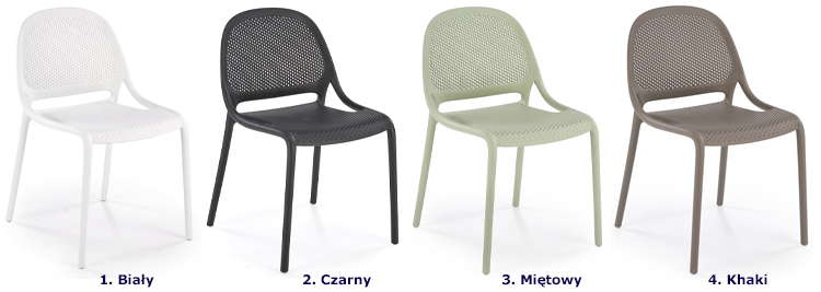 Dostępne kolory krzesła Olav 3X
