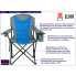 Krzesło campingowe Krebri kolor niebieski