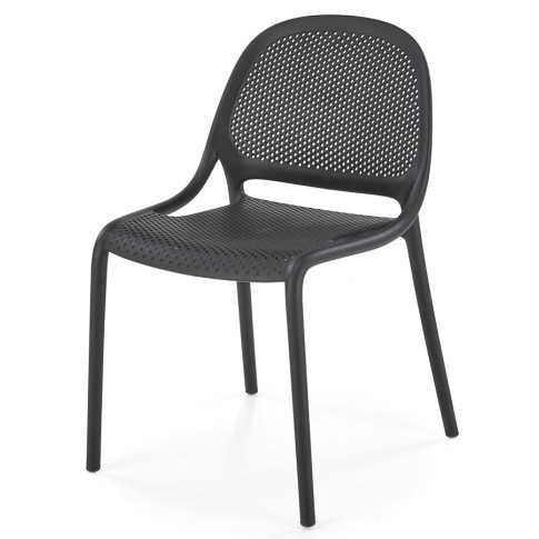 czarne ogrodowe krzesło Olav 3X