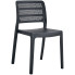 Czarne krzesło ogrodowe Oxion