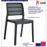Krzesło tarasowe nowoczesne Oxion