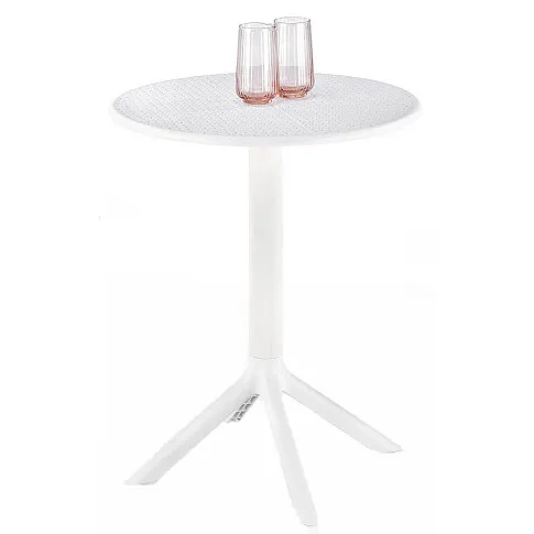 biały stolik ogrodowy Olav 4X