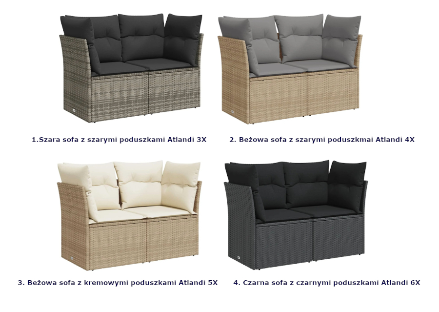 Produkt Dwuosobowa sofa ogrodowa - Atlandi 4X