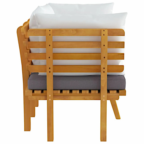 Sofa z szarymi poduszkami na siedzeniu Eiren 