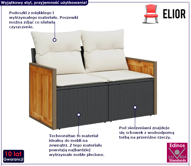 Stół do ogrodu Sydnet 5X